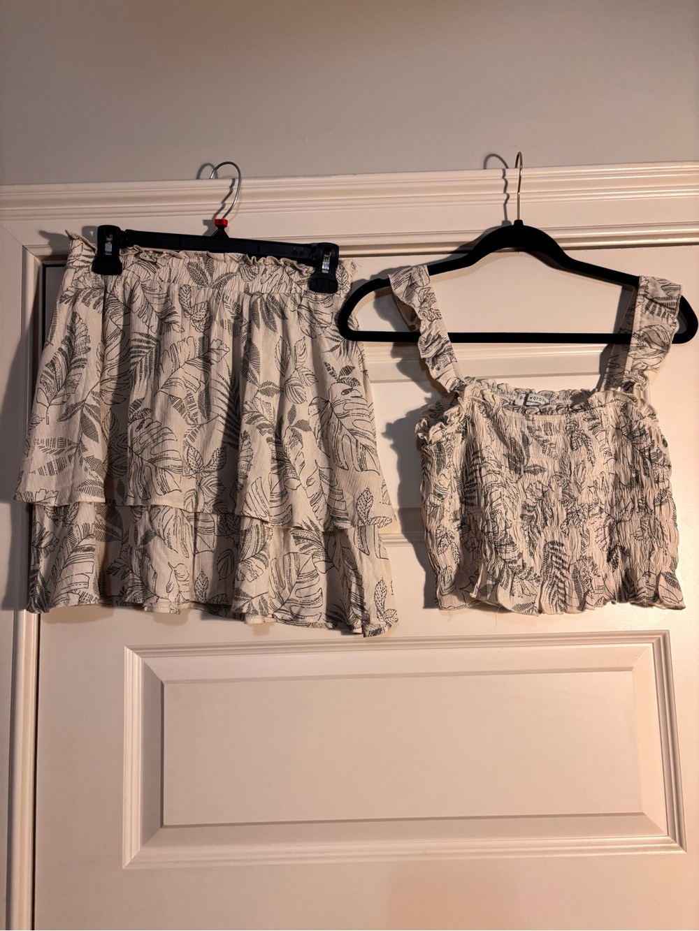 paper crane mini skirt set size m